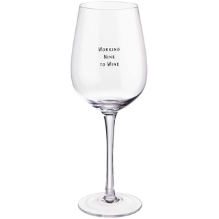 BUTLERS HAPPY HOUR Weinglas "Working Nine to Wine" 500ml Gläser