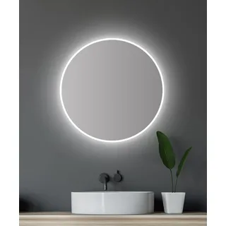 Talos LED Badspiegel 60 cm mit Aluminiumrahmen Lichtfarbe, neutralweiß, IP24