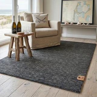 Sansibar List Wollteppich 250 x 350 cm Grau