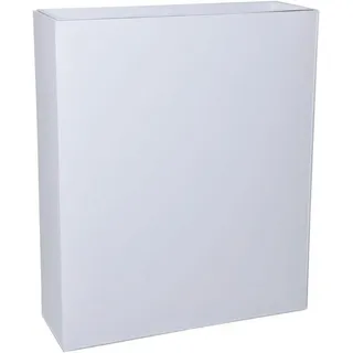 VIVANNO Pflanzkübel Raumteiler ELEMENTO pulverbeschichtetes Stahlblech Weiß 75x25x90 cm (1 St), 75x25x90 cm weiß