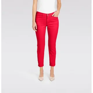 MAC 7/8-Jeans Dream Chic verkürzte Form mit Reißverschluss rot 32