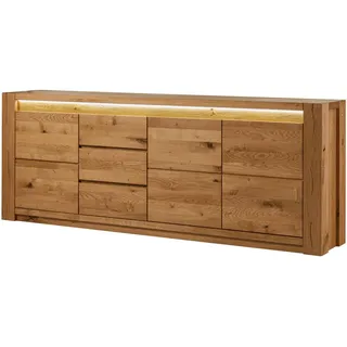 MASSIVMOEBEL24.DE Sideboard 223 x 85 x 40 cm Braun