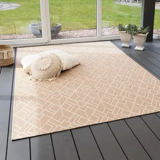 Steffensmeier Bergen Outdoor-Teppich 200 x 250 cm Beige