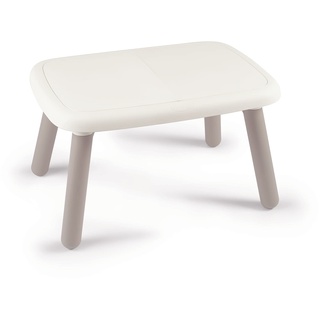 Smoby - Kid Tisch Weiß – Design Kindertisch für Kinder ab 18 Monaten, für Innen und Außen, Kunststoff, ideal für Garten, Terrasse, Kinderzimmer, 880405