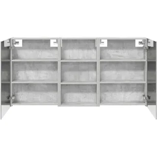 vidaXL Badezimmerschrank-Set 3 pcs 140 x 14,5 x 70 cm