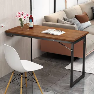 Klapptisch wandklapptisch küchentisch Space-Saving Folding Table for Wall Mounting, Wall Mounted Table, Einfach zu Falten und kann als Esstisch, Schreibtisch verwendet Werden (Color : Walnut, Size :