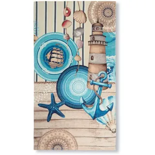 HIP Aldiana Strandtuch 100 x 180 cm blau