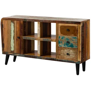 Massivmoebel24 Sideboard 150 x 86 x 40 cm Mehrfarbig