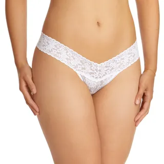 hanky panky Low Rise Tanga - Weiß - Einheitsgröße Große Größen