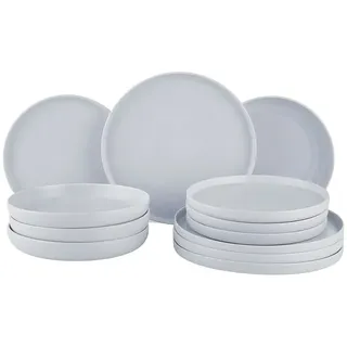 Butlers Geschirr-Set CASA NOVA 12-teilig in Grau | Gr.: onesize