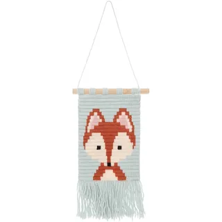 Rico Design Longstitch Stickpackung Fuchs, 6-tlg, 18 x 30cm