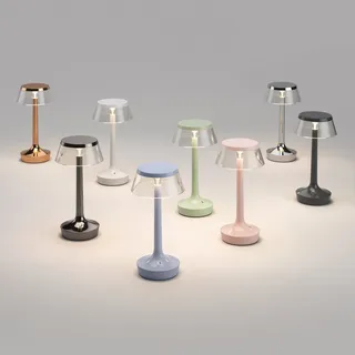Tischleuchte FLOS, Bon jour unplugged, dimmbar, Grün, für Flurbereich, Kunststoff, Design - 27