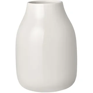 blomus Vase -COLORA- | Keramikvase für Blumen & Dekoration | Blumenvase Farbe Moonbeam glänzend | Größe L