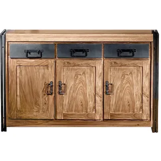 SIT Möbel Sideboard 140 x 90 x 40 cm Schwarz