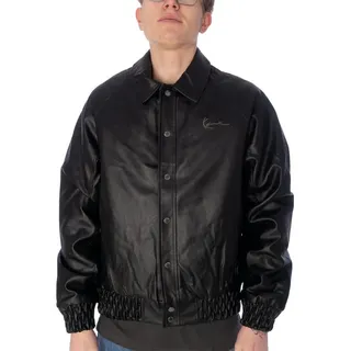 Karl Kani Star Full Pu College Lederjacke - Black - S