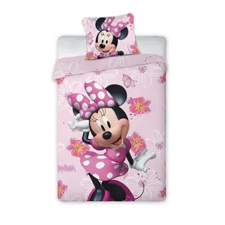 Disney Minnie Mouse Bettwäsche Disney Minnie Mouse Bettwäsche „Happy Day“ 160x200 + 70x80, 100 % rosa