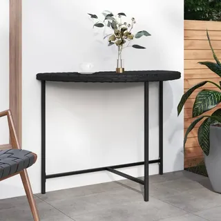vidaXL Gartentisch 100 x 50 x 75 cm Schwarz