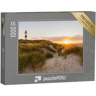 puzzleYOU Puzzle Leuchtturm auf Sylt, Deutschland, 1000 Puzzleteile, puzzleYOU-Kollektionen Europa, Ostfriesland