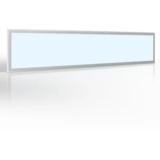 LED Panel 150x30cm 40W Rahmen silber - Lichtfarbe: Kaltweiß 5000K