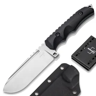 BÖKER PLUS® Hermod 2.0 - taktisches Messer feststehend - Survival- & Outdoor-Messer mit Kydex-Scheide - Full Tang Überlebensmesser mit D2 Klinge in Geschenkbox