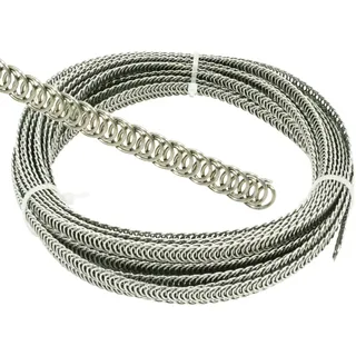 Eloja® 10 Meter Spiralfedern Korsettstäbe Korsagenstäbe Spiralbandstahl Korsage Korsett 7 mm Edelstahl