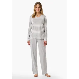 SCHIESSER Casual Essentials Pyjama Silbergrau 36