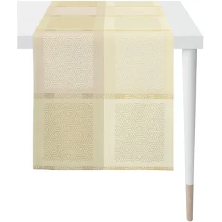 APELT Tischläufer "Artos, LOFT STYLE, Jacquard", beige (sand, beige, natur, creme), B:44cm L:140cm, Polyester, Tischdecken