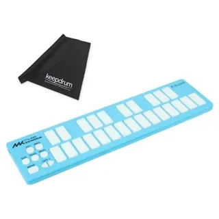 muse kinetics MIDI-Controller K-Board Aqua mit Mikrofasertuch - Blau