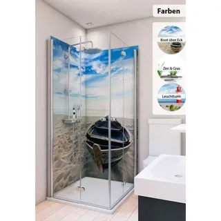 Breuer Duschrückwand Foto-Motive 2-seitig - Duschkabine