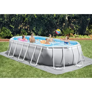 Intex Prism Frame Oval Pool Set 503 x 274 x 122 cm inkl. Filterpumpe 26796GN