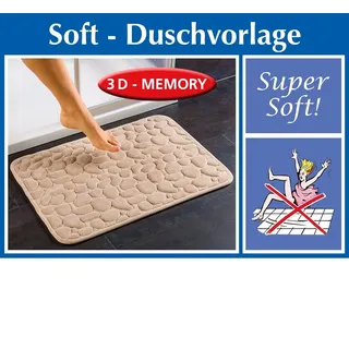 Maximex Soft Duschvorlage Beige 60 x 40 cm