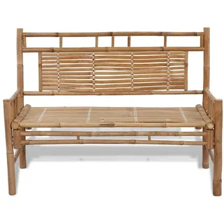 vidaXL Gartenbank 120 cm Bambus