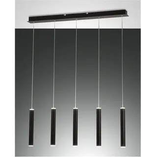Fabas Luce Prado 5-flg. 87 cm rechteckig schwarz