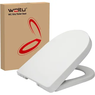 Woltu WC Sitz Absenkautomatik Weiß
