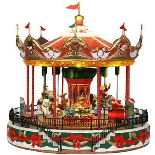 Lemax Santa Carousel Weihnachtsdorf