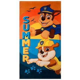 United Labels® Strandtücher Paw Patrol - Summer Kinder Strandtuch Badetuch Handtuch 140 x 70 cm bunt