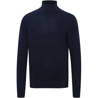 CASUAL FRIDAY Rollkragenpullover CASUAL FRIDAY "Strickrollkragenpull CFKarl", Herren, Gr. XXL, blau (navy blazer), Obermaterial: 80% Wolle WO. 20% Polyamid PA., Pullover Rollkragenpullover