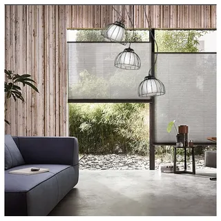 famlights Pendelleuchte famlights, Pendelleuchte Edin schwarz rund | 40,00 cm x 100,00 cm