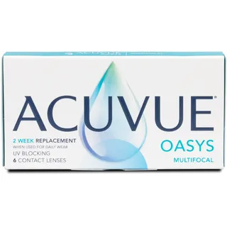 Acuvue Oasys Multifocal 6 St. / 8,40 BC / 14,30 DIA / -0,75 DPT / Medium ADD