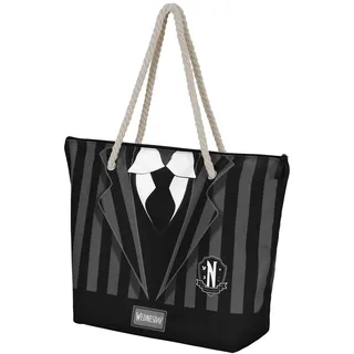 Wednesday Uniform-Soleil Strandtasche Polyester Schwarz