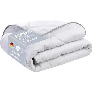 Allergiker Microfaser Steppdecke | 135x200 cm | SilverPlus® Ausrüstung für hygienisches Schlafklima | Bettdecke | XDREAM
