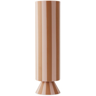 OYOY - Toppu Vase, Ø 8,5 x H 31 cm, rose / caramel