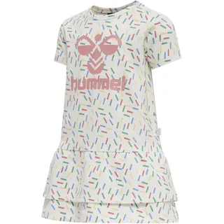 hummel hmlAURORA kurzarm Baby-Kleid 9806 - marshmallow 62