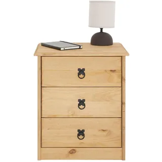 CARO-Möbel Nachtschrank Barrio 47 x 57 x 37 cm Braun