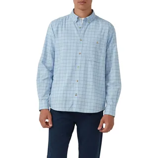 s.Oliver Langarmhemd Karo Blau 3XL