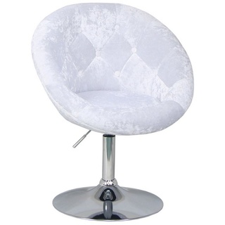 SVITA Chesterfield-Sessel HAVANNA, Retro-Design, Tellerfuß, stufenlos höhenverstellbar weiß