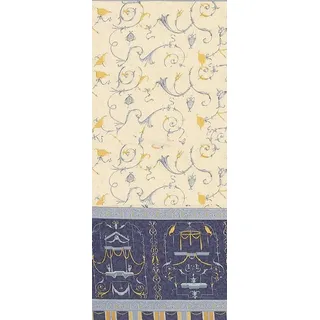 BASSETTI Oplontis blau 135 x 200 cm + 80 x 80 cm