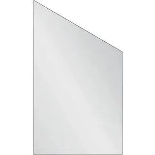 Zaun Abschlusselement Vidrio Glas rechts 103x180/120 cm satiniert