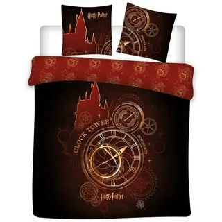HARRY POTTER Clock Tower Schwarz 240 x 220 cm + 2 x 65 x 65 cm