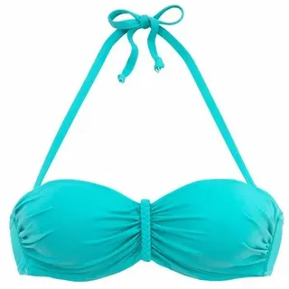 Buffalo Bügel-Bandeau-Bikini-Top Damen türkis Gr.40 Cup D